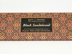 Vonné tyčinky - Pure Incense, Absolute Black Sandalwood